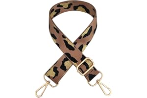 PCBAG Women's Leopard Purse Straps Replacement Crossbody Bags Adjustable Belt for Handbag, Shoulder Bags