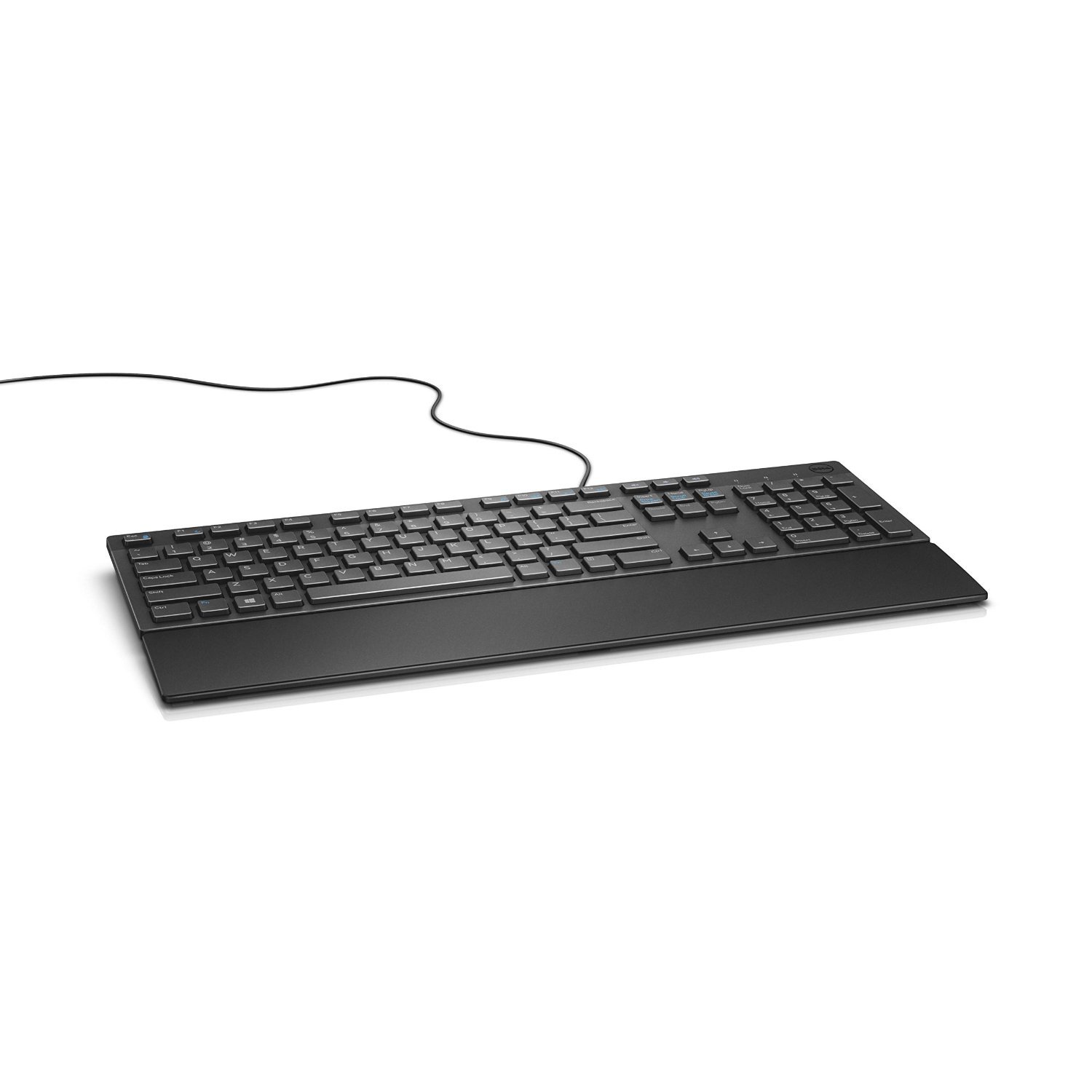 DELL USB Keyboard KB216 BLACK SLIM Swiss Layout, Dell P/N : 5XJGF — image 1