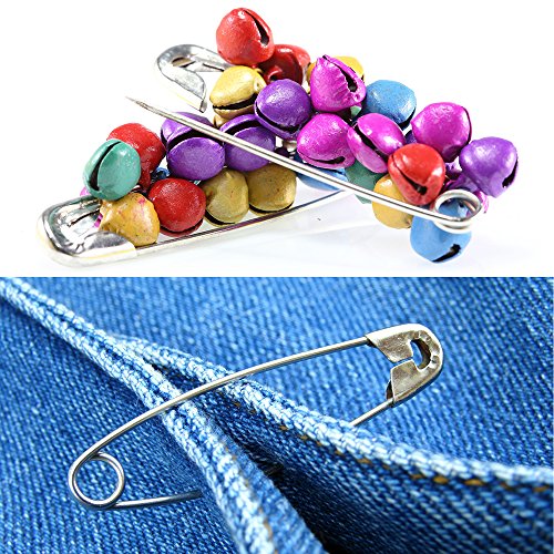 image for Pllieay 720 Pieces 4 Colors 6 Sizes Safety Pins Sewing Accessories for