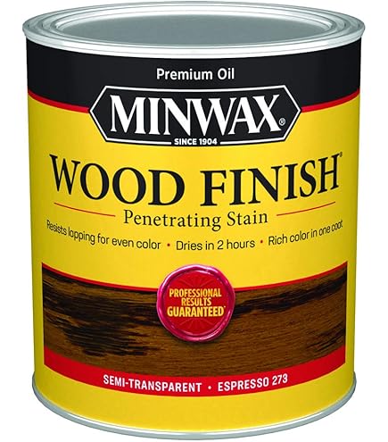 エムブラウンエッセンス Minwax New 273 Espresso Interior Oil Based Wood Finish Stain
