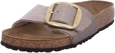 madrid big buckle slide sandal