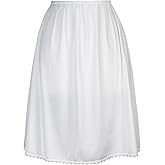 Valair Classic Short and Long Half Slip Skirt for Ladies and Girls - Slight Flair - Anti Static - Ranges 14" Till 34"