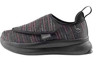 SILVERT'S ADAPTIVE CLOTHING & FOOTWEAR Women’s Extra Wide Comfort Shoes with Easy Closures for Adjustable Fit