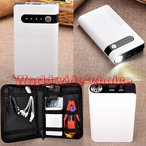 New Portable Mini 12V 20000mAh Car Jump Starter Battery Charger Power Bank Slim