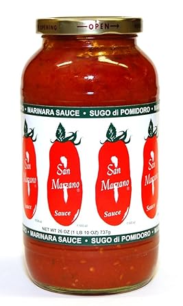 Amazon Com San Marzano Sugo Di Pomodoro Marinara Sauce 6 24 Oz Jars Tomato And Marinara Sauces Grocery Gourmet Food