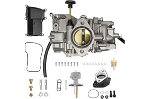 YTLS YFM350 Carburetor Replacement for Yamaha 1987-1998 Big Bear 350 1987-2004 Warrior 350 1996-1998 Kodiak 400 1987-1990 199