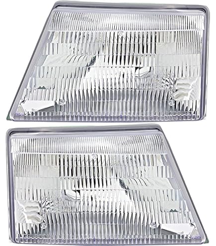 thumbnail image 2 of Pair Headlight Assemblies Left & Right For Ford Ranger 1998-2000 Pickup – Halogen 2 of 5