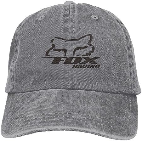 ShiQingJingHu Fox Racing Logo Adjustable Snapback Cowboy Style Cap Baseball Hats
