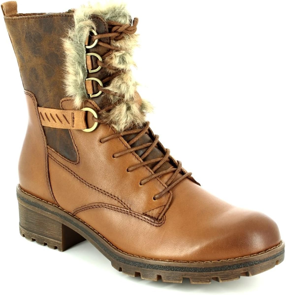 tamaris tan ankle boots