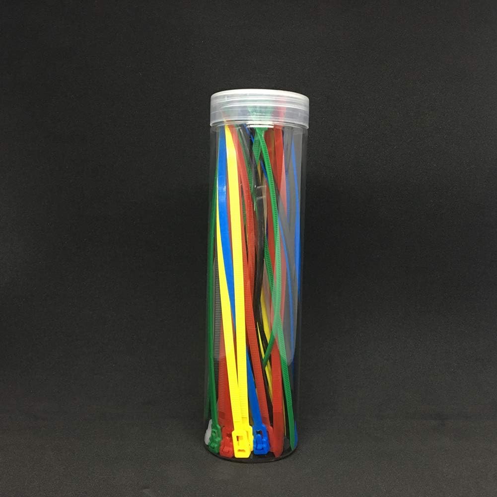 60 Pcs Reusable Releasable Adjustable Cable Ties Nylon Zip