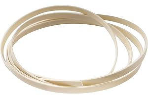 Musiclily 1650x7x1.5mm Plastic Acoustic Classical Guitar Binding, Ivory