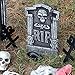 Halloween Haunters 24 Piece Scary Graveyard Tombstone & Skull Prop Decoration Kit Set - 22