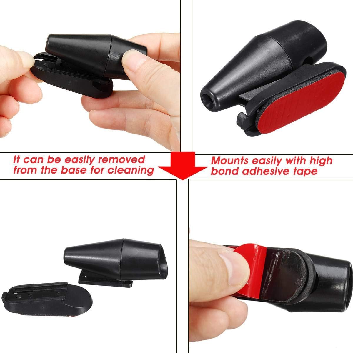 4pcs Universal Car Deer Whistle Device Bell Automotive Animal Deer