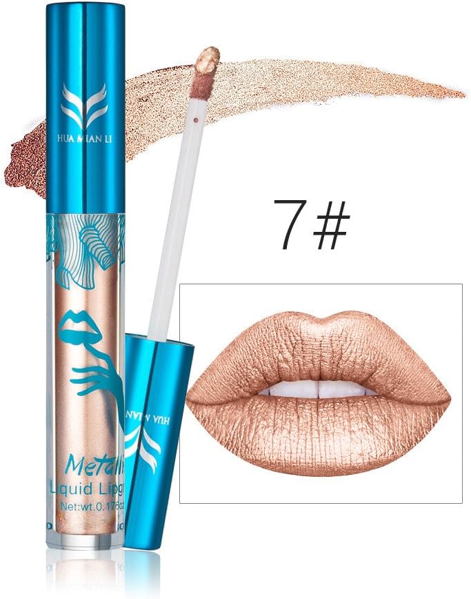 99native New Holographic Lip Gloss Metallic Diamond Lasting Lipstick Shine Holo Glam