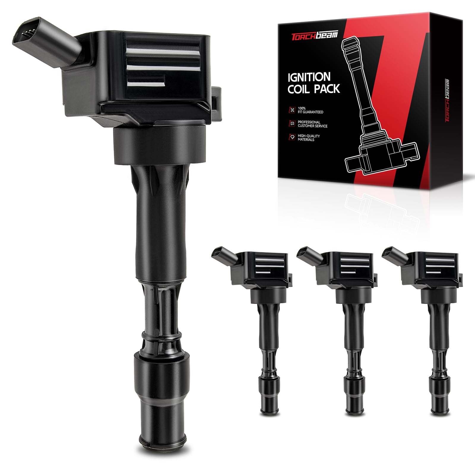 Torchbeam 4 Packs Ignition Coil U5368 Fit for