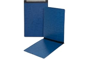 BLUE SUMMIT SUPPLIES Blue Summit 10 Pressboard Report Covers with Fasteners, 11x17 Folders for Blueprints, 11x17 Binder, 3” Capacity, Navy Blue, 10 Pack