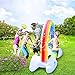 MeiGuiSha Inflatable Rainbow Yard Summer Sprinkler Toy, Over 6 Feet Long, Perfect for Summer Toy List