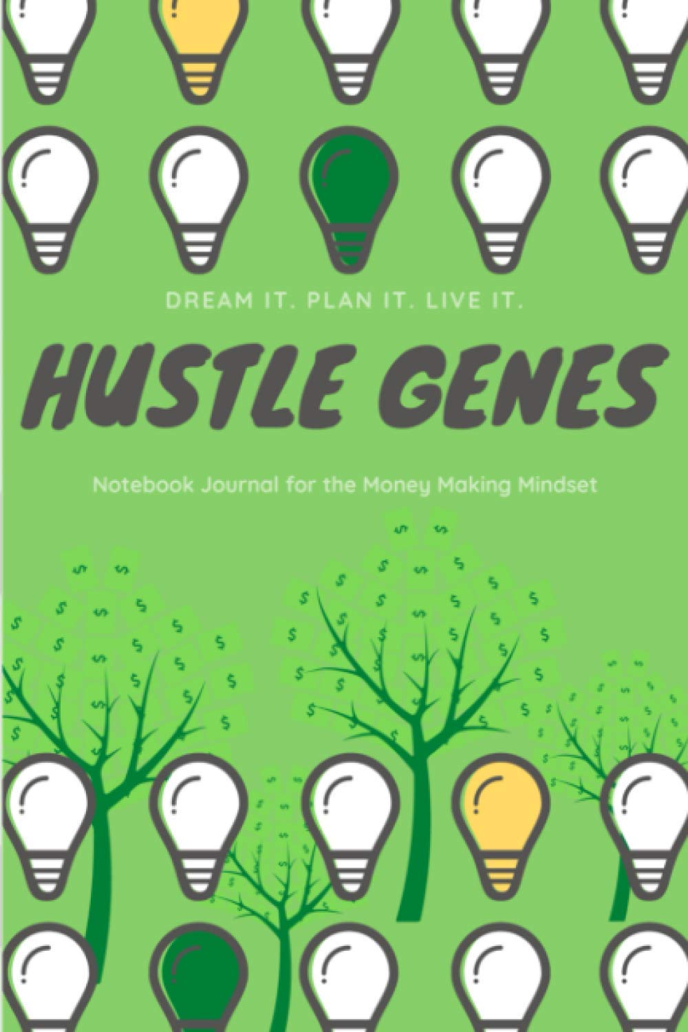 Hustle Genes: Goal Planner Notebook Journal 6 x 9 120 pages: Goal setting tracker journal, idea notebook, aspirations diary