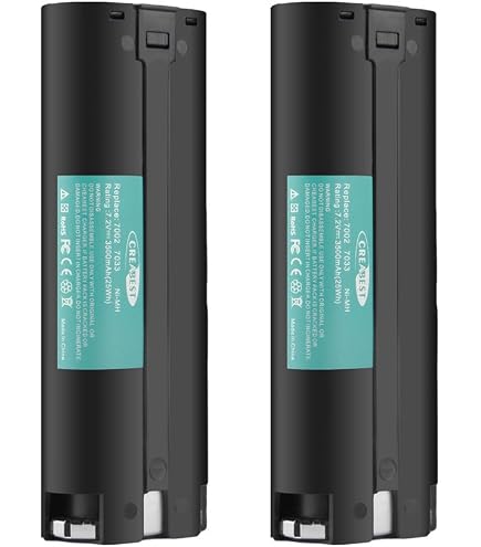 2-Pack UpStart Battery Replacement For Makita 7.2V NICD (1300mAh) - Fits 6010D, ML702, 9500DW & Many More Tools - View #5