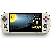 Trimui Smart Pro Game Console 4.96-Inches 720x1280 IPS Screen Built-in 64G TF Card Video Gaming Consoles 5000mAh Lithium Battery Supports Multiple Simulators Casual Game Console-Gray