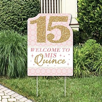 Amazon Com Mis Quince Anos Yard Sign And Outdoor Lawn