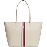 Tommy Hilfiger Women's Large Tote Bag With Zipper and Internal Pocket