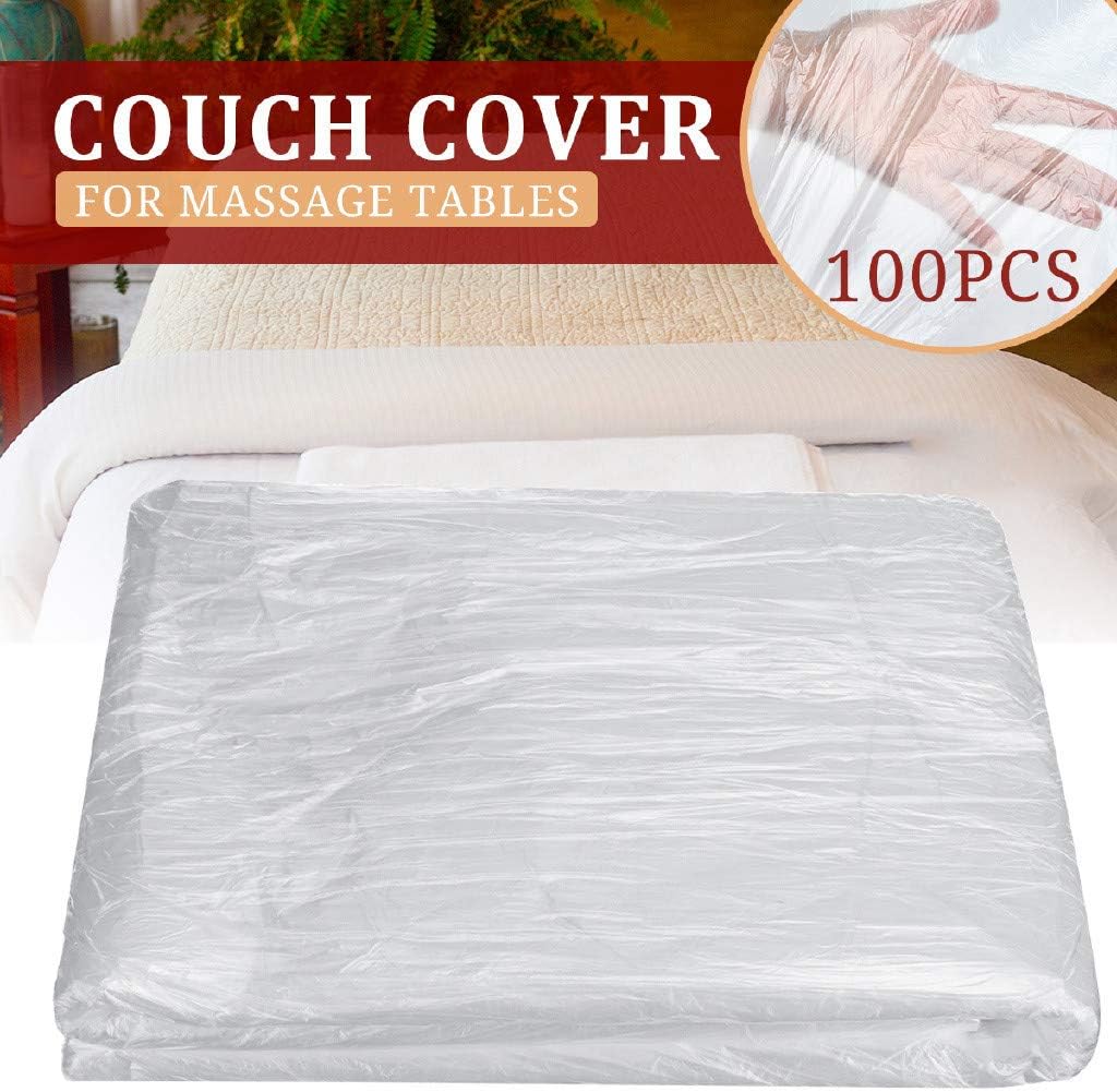 100PCS Spa Bed Sheets Disposable Massage Table Sheet Waterproof Breathable Bed Cover, 31" x 67", for Beauty Salon, Massage, Tattoo, Hotels, Mattress Cover, Daily Life Use for Person and Pet: Sports & Outdoors