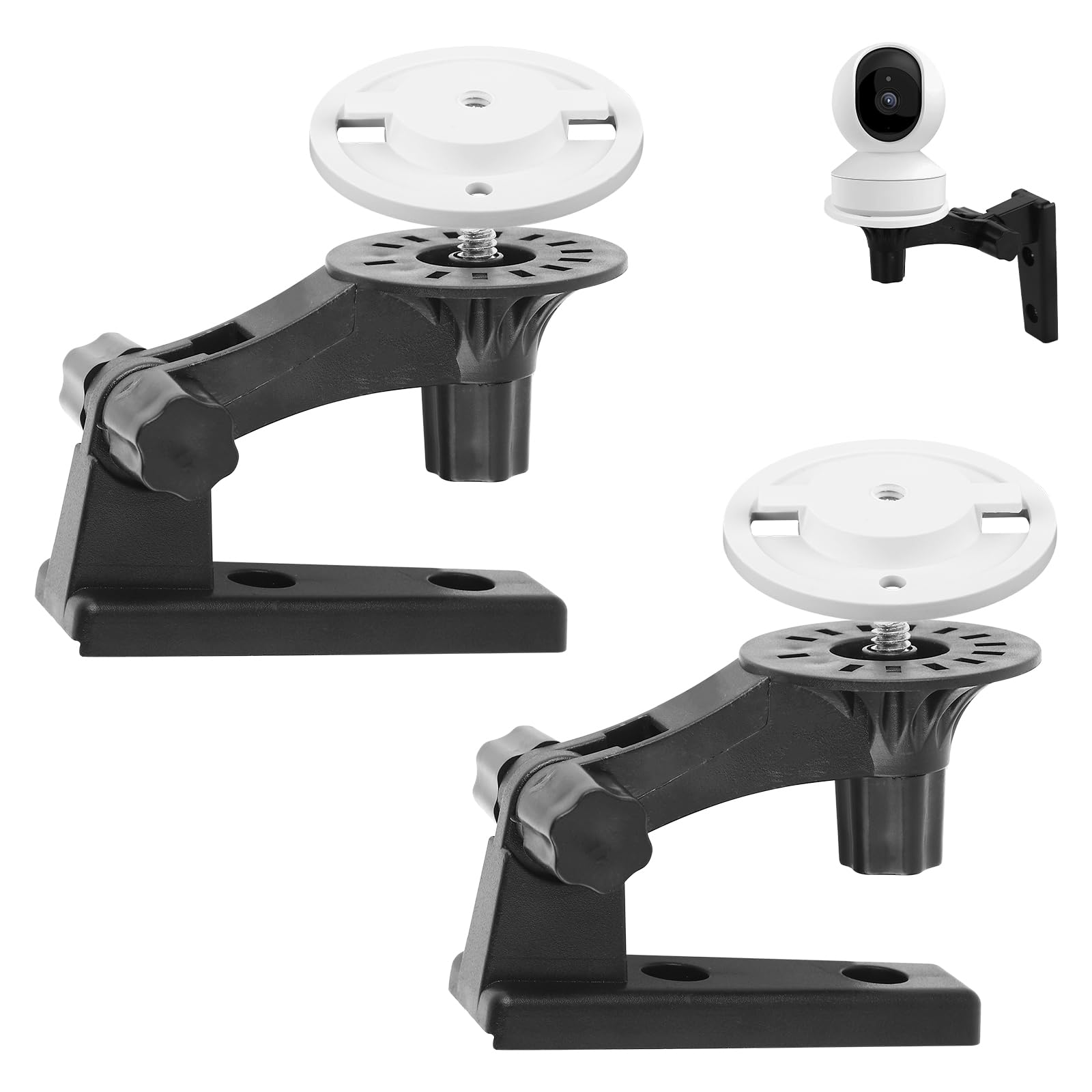 Photo 1 of 2pcs Camera Wall Mount Compatible with Mercury TPLINK, Adjustable Ceiling Camera Mount Indoor & Outdoor Security Mounting Camera Wall Bracket for Reolink E1 / E1 Pro