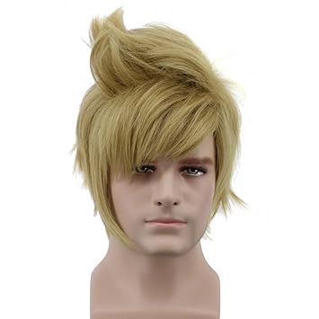 Amazon Com Yuehong Short Blonde Wavy Fashion Hair For Adult