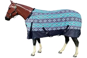 Rugged Ride Southwest Navajo 1200 Denier Turnout Sheet with Adjustable Neck