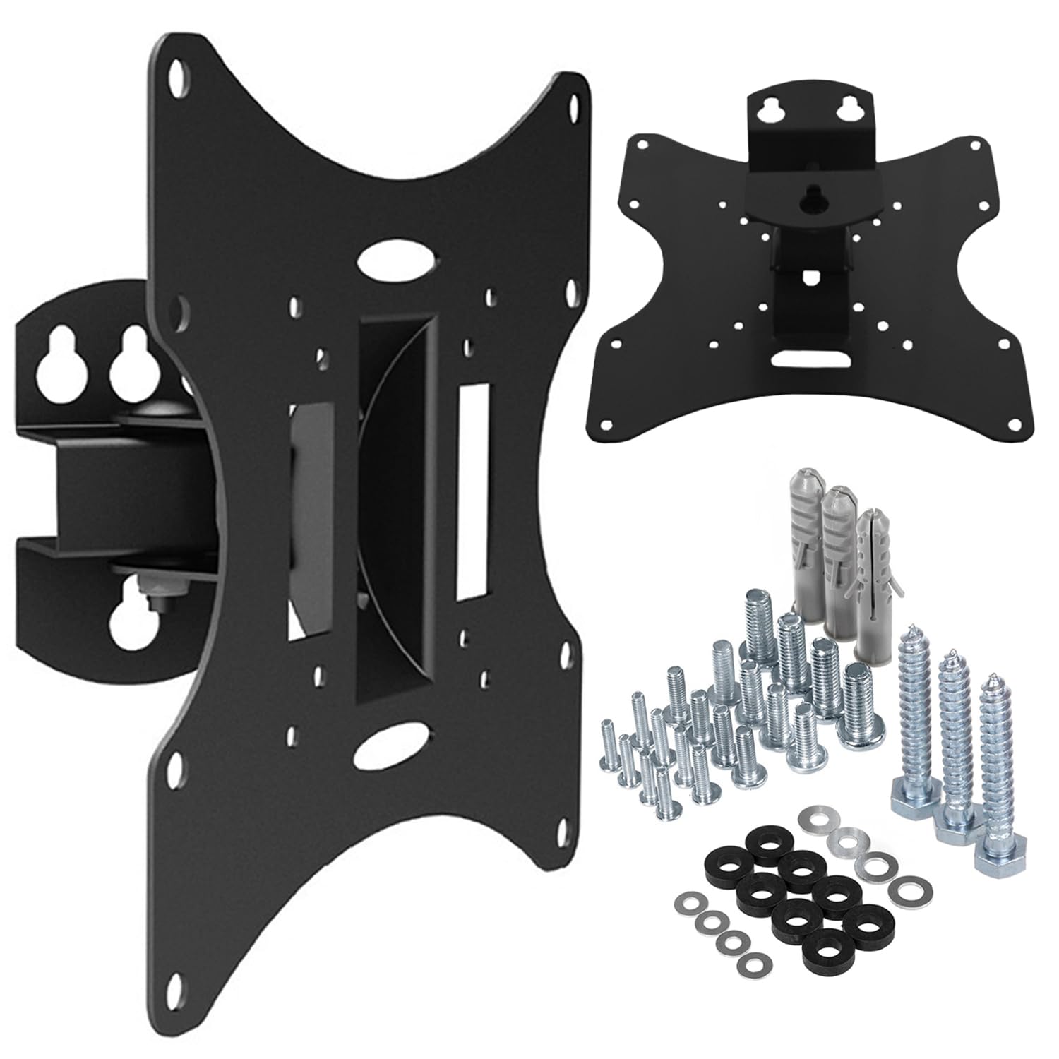 Maclean MC-501A B TV Wall Mount Bracket LCD LED Plasma 23" - 42" 30kg Steel VESA