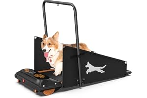 BESOKAR Dog Treadmill for Small & Medium Dogs, Pet Treadmill for Dogs up to 220lbs, Dog Pacer Treadmill for Healthy & Fit Pets - Dog Treadmill Run Walk