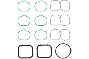 KASturrboo Intake Manifold Gasket Set MS97118 Fit for 2007-2012 3.5L Edge Flex Fusion Taurus; 2007-2015 3.7L Mazda 6 CX-9; 2007-2012 3.5L Lincoln MKS MKT MKX MKZ