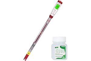 GIDIGI Digital Pool Salt Tester with Long Probe,Salinity Meter for Saltwater Pool,Accurate Salt Test Kit Truncheon Hot Tub,Spa,Freshwater Fish Tank,Koi Pond(0-5000PPM)