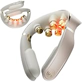 SKG G7 Pro Fold 3.0 FSA Neck Massager with Heat for Office | HSA Sooth Tech Neck from Long Screen Time, Infrared Red Light, 9 Massage Heads, 11 Modes, Portable Cordless Holiday Gifts
