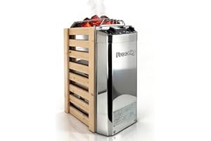 Sauna Heater 110V,3KW Electric Sauna Heater,Dry Sauna Heater&Sauna Heater Features Smart Timer&Temperature Control,110V Elect