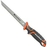 GreatNeck 74029 Drywall Jab Saw, 6-1/2&rdquo; Blade Keyhole Saw, Ergonomic Anti-Slip Handle, Tri-Bevel Teeth for Cutting Sheetrock, Wallboard, Plywood