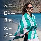 Dock & Bay Beach Towel Pastel Pier Large 160x90cm Quick Dry Sand Free view 2