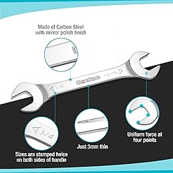 DURATECH 3/4 Inch x 13/16 Inch Super-Thin Open End