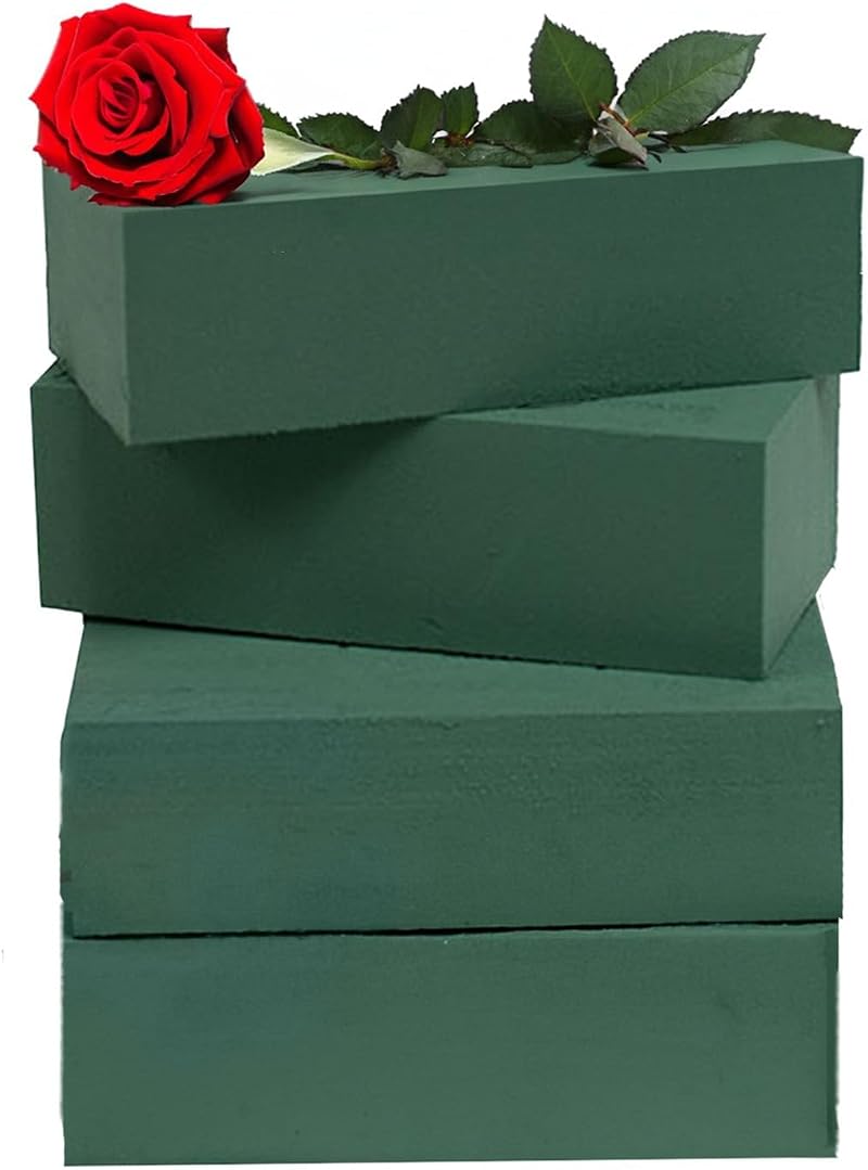 Caliko Floral Foam Blocks Pack 4 23x11x7cm Wet Brick for Arrangements