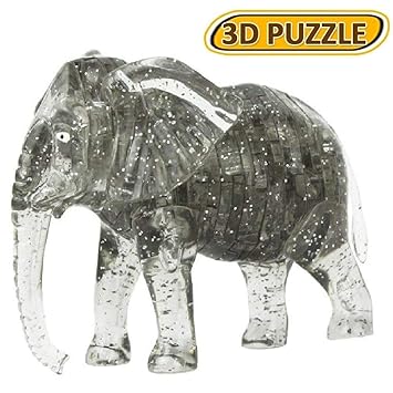 Buy Mwg Exports Co 3d Crystal Puzzle Buddy Elephant 41pcs Building Blocks Model Diy Set Gadget Block Building Toy Gift For Kids Boys Girls Online At Low Prices In India