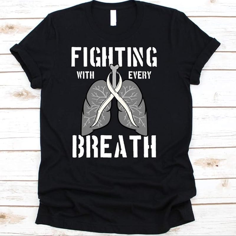 Amazon.com: Lung Cancer Shirt, Lung Carcinoma, Lung Cancer Awareness