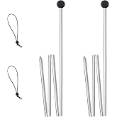 UMARDOO Family Beach Tent Extra Replacement Aluminum Foldable Poles, Portable Telescoping Tent Poles for Awnings Canopy