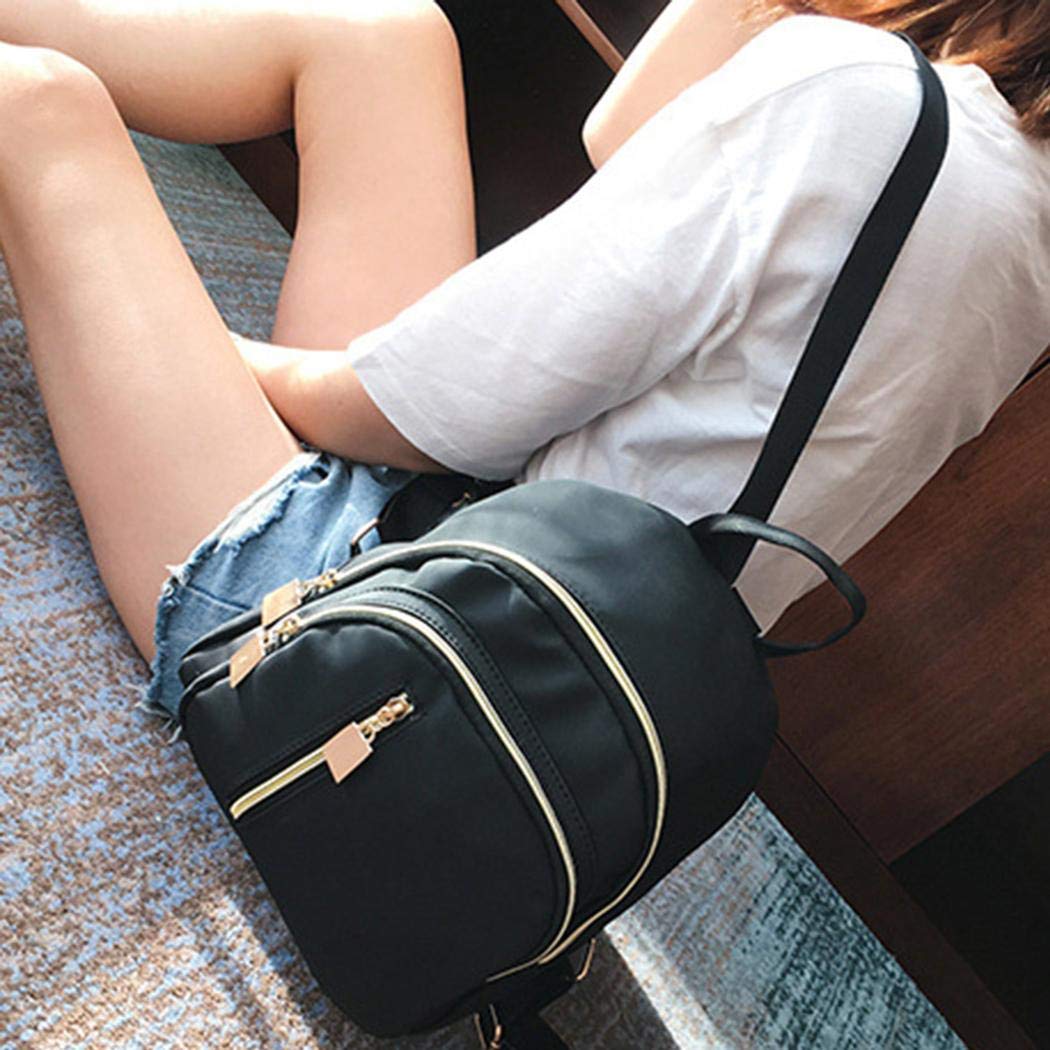 XioNiu Women Casual Solid Zippers Closure Lightweight Outdoor Backpack Backpacks