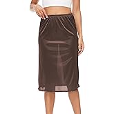 GYS Half Slip for Women Under Dress Silky Underskirt