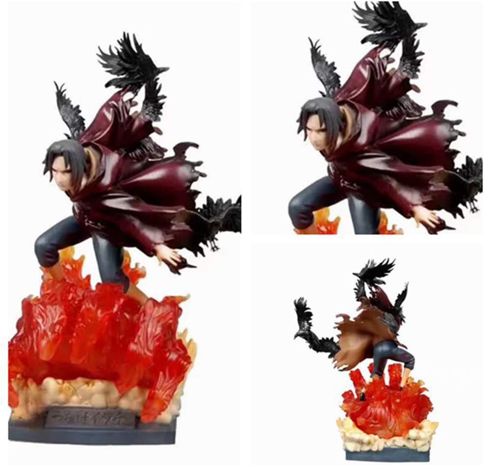MDDCER Naruto: Akatsuki Uchiha Itachi Action Figure Collection Animated Character Model Statue Decoration 40CM