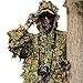 Outdoor SLT Mens 3D Leafy Hooded Camouflage Hunting Suit
