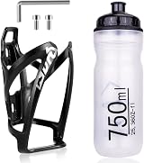 QINIFIFY Bike Bottle Holder and 750ML Bottle Set Universal Cage view 1