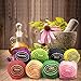 Zarwiiz Bath Bombs Gift Set - Hand Made Natural Organic Lush Bomb With Shea Butter Cocoa & Essential Oils Spa Like Fizzies (Pack of 8)