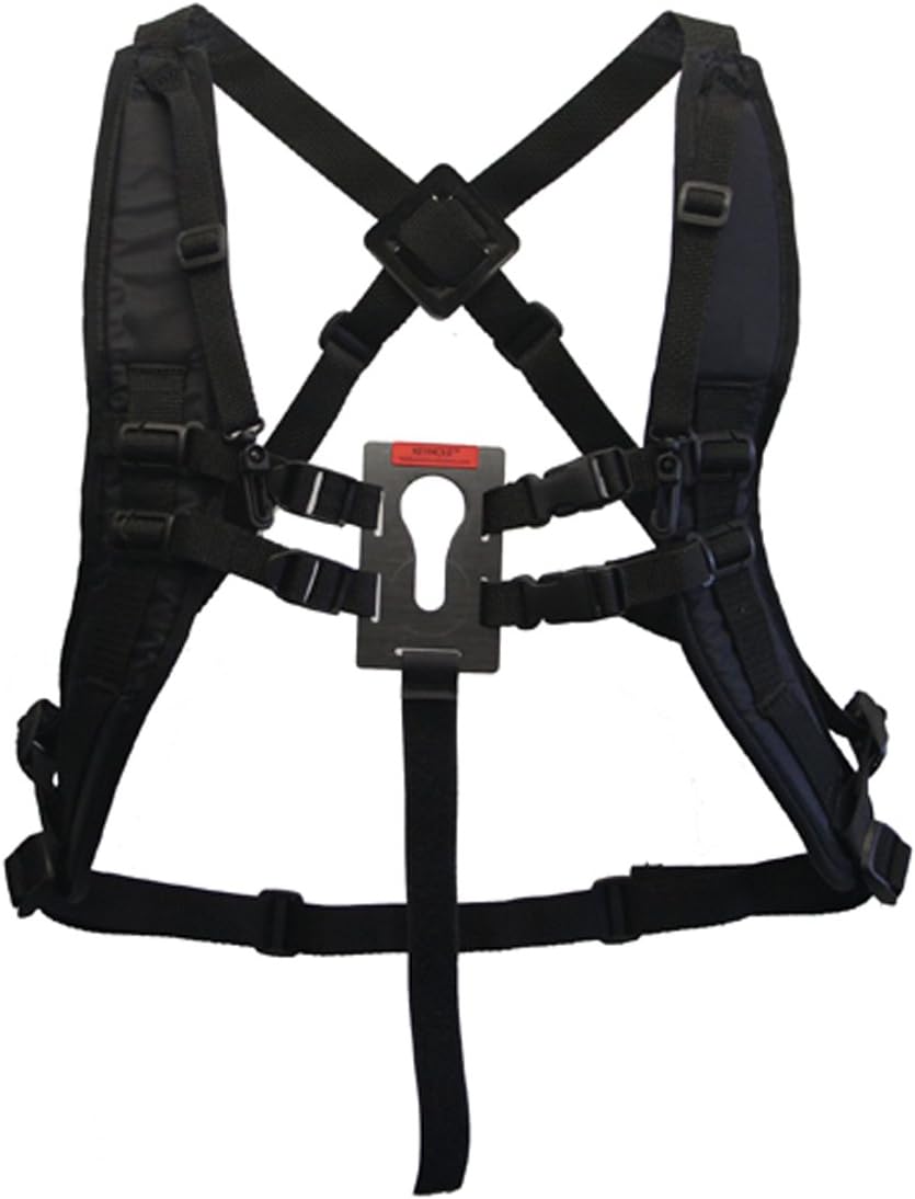 KEYHOLE Hands-Free Camera/Binocular Harness, Black, Black, BC-KHSS